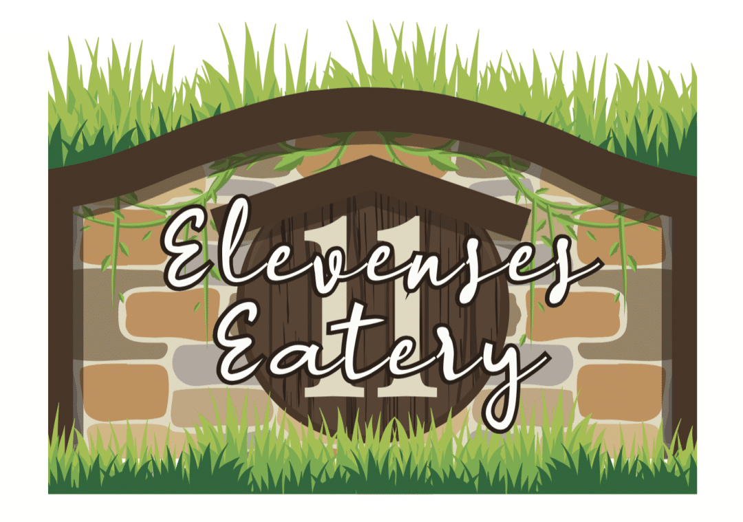 Elevenses Eatery logo illustration